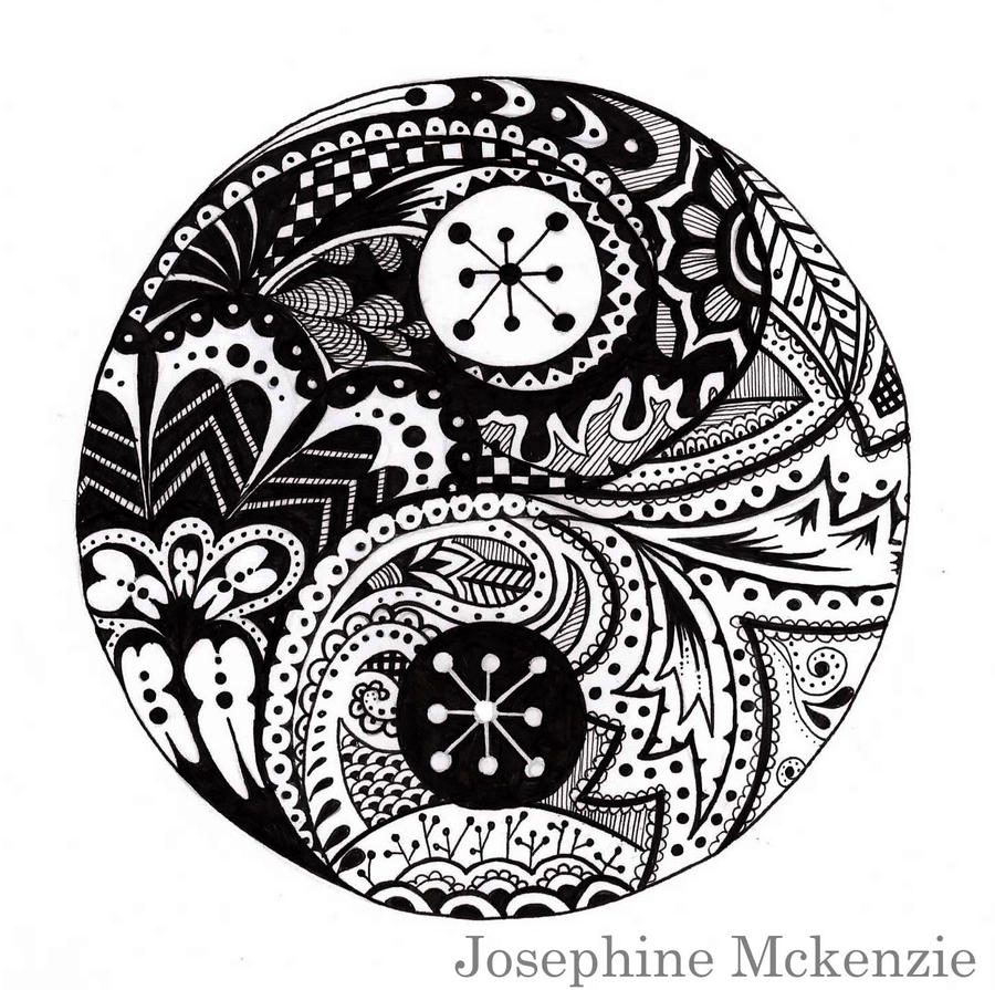 yin and yang coloring pages - photo #44