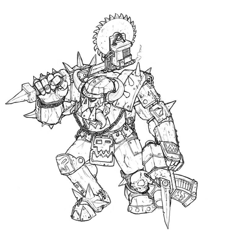warhammer coloring pages - photo #4