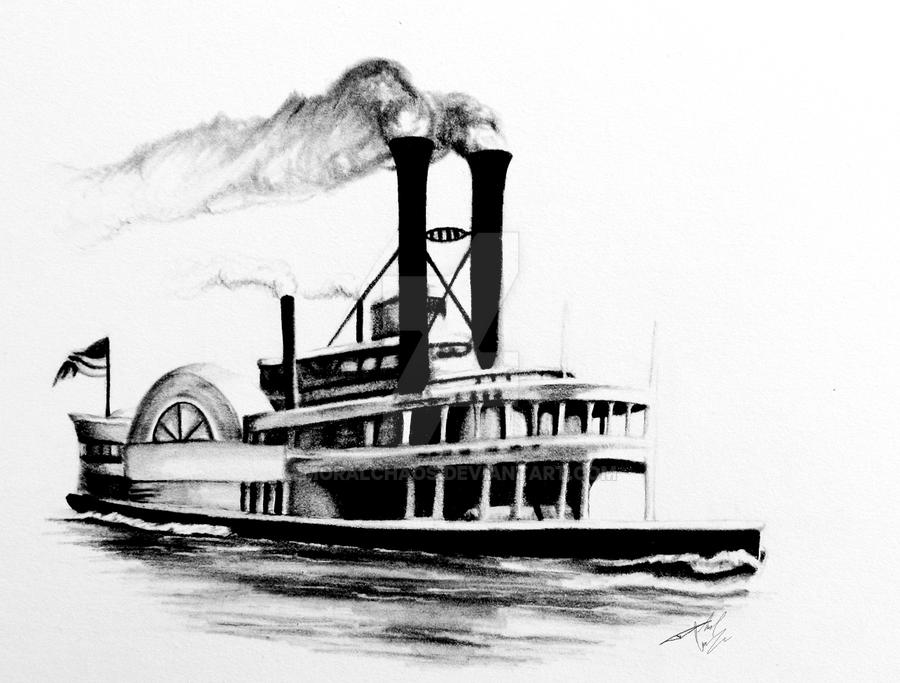 1800'th Century Steamboat by MoralChaos on DeviantArt