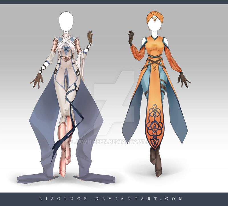 (CLOSED) Adoptable Outfit Auction 162-163 by JawitReen