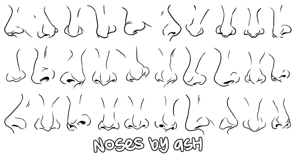 Let's Draw... Noses! by ashesto on DeviantArt