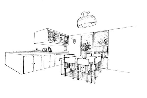 dining room clipart black and white - photo #14