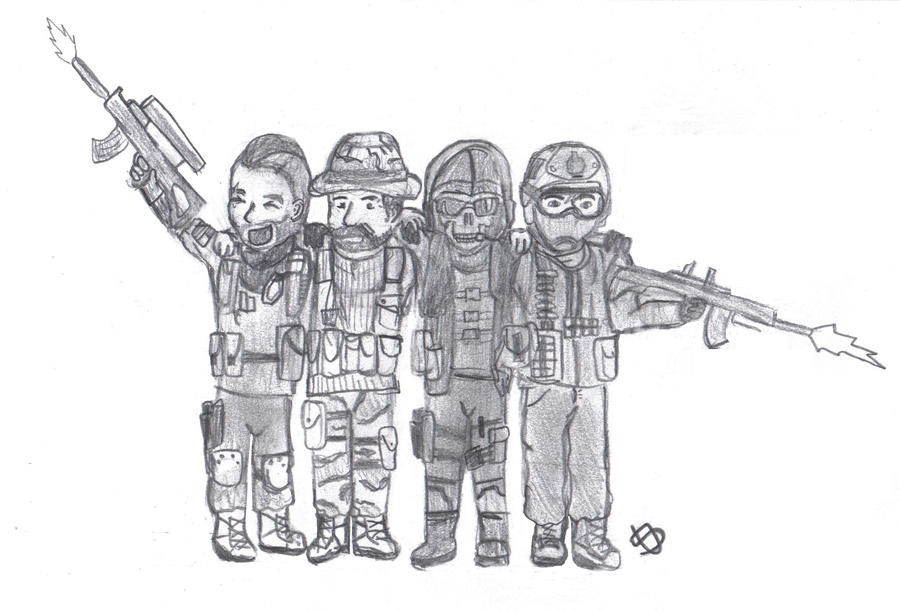 call of duty mw3 soap coloring pages - photo #22