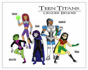 Teen Titans Gender Bender by teentitans on DeviantArt