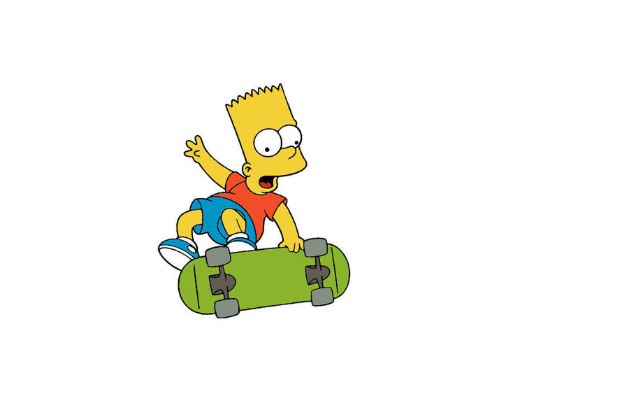 Bart Simpson Skateboard By Chrisy939 On Deviantart