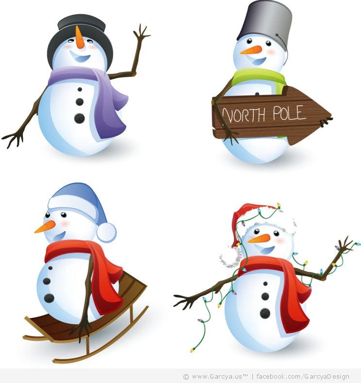 free vector snowman clipart - photo #16