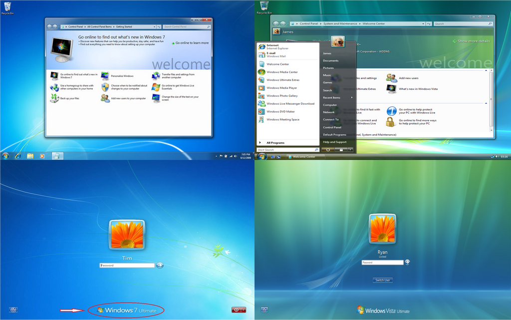 Windows 7 Os Vs Vista
