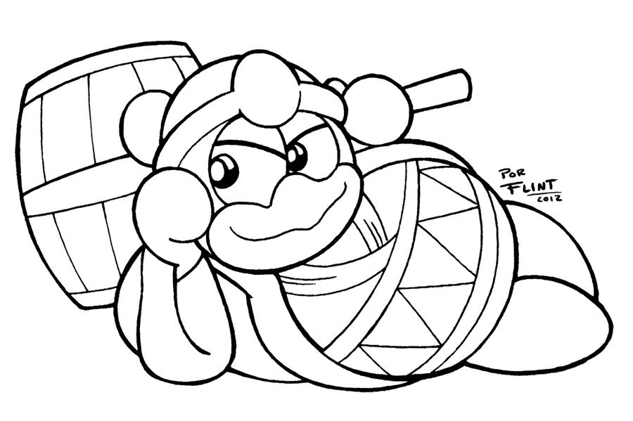 King Dedede Coloring Pages Coloring Pages