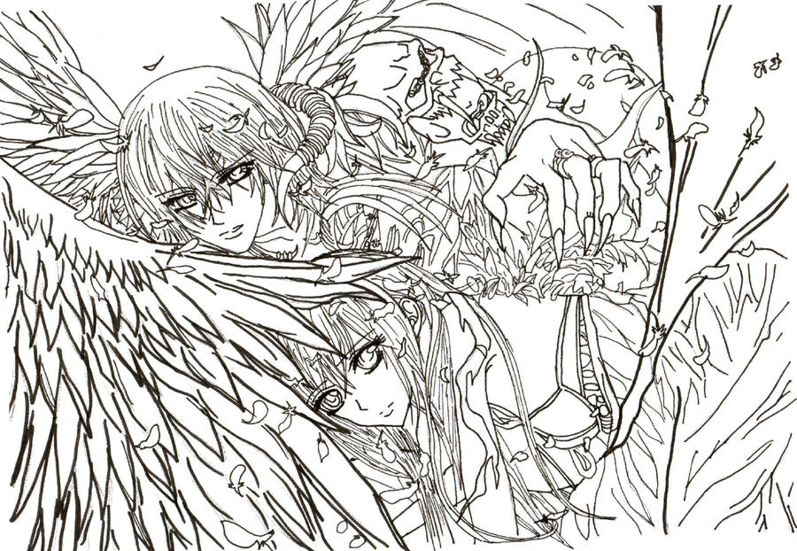 vampire knight guilty coloring pages - photo #32