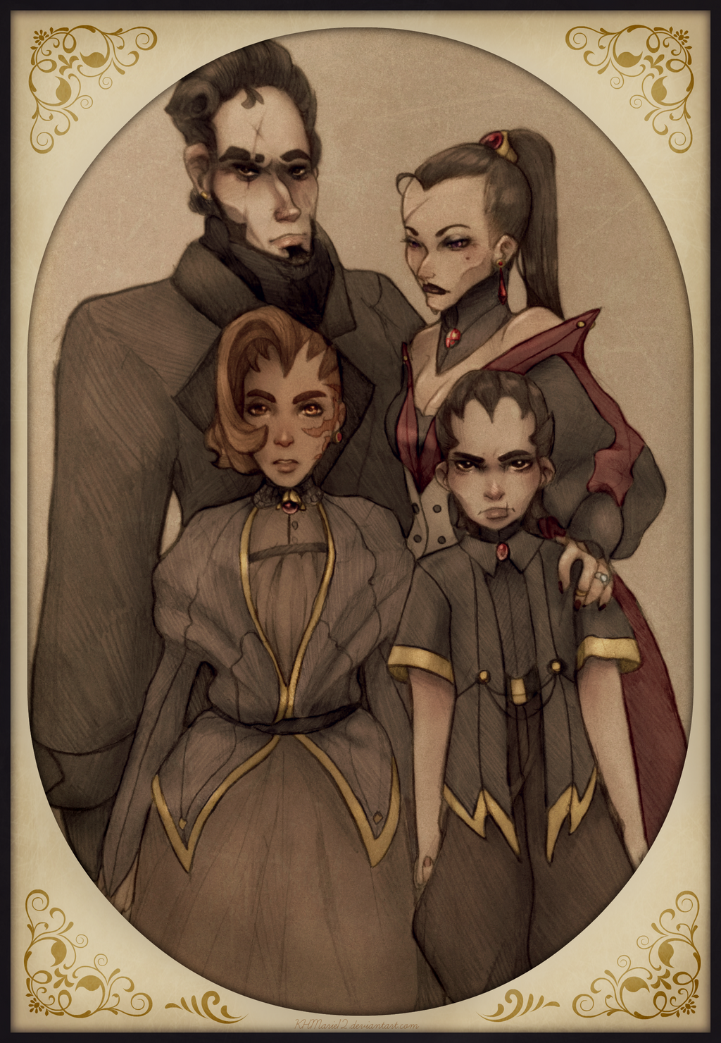 Image result for family portrait fantasy