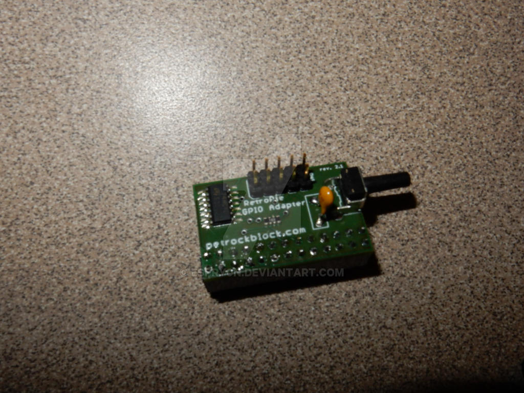 GPIO adapter soldering front
