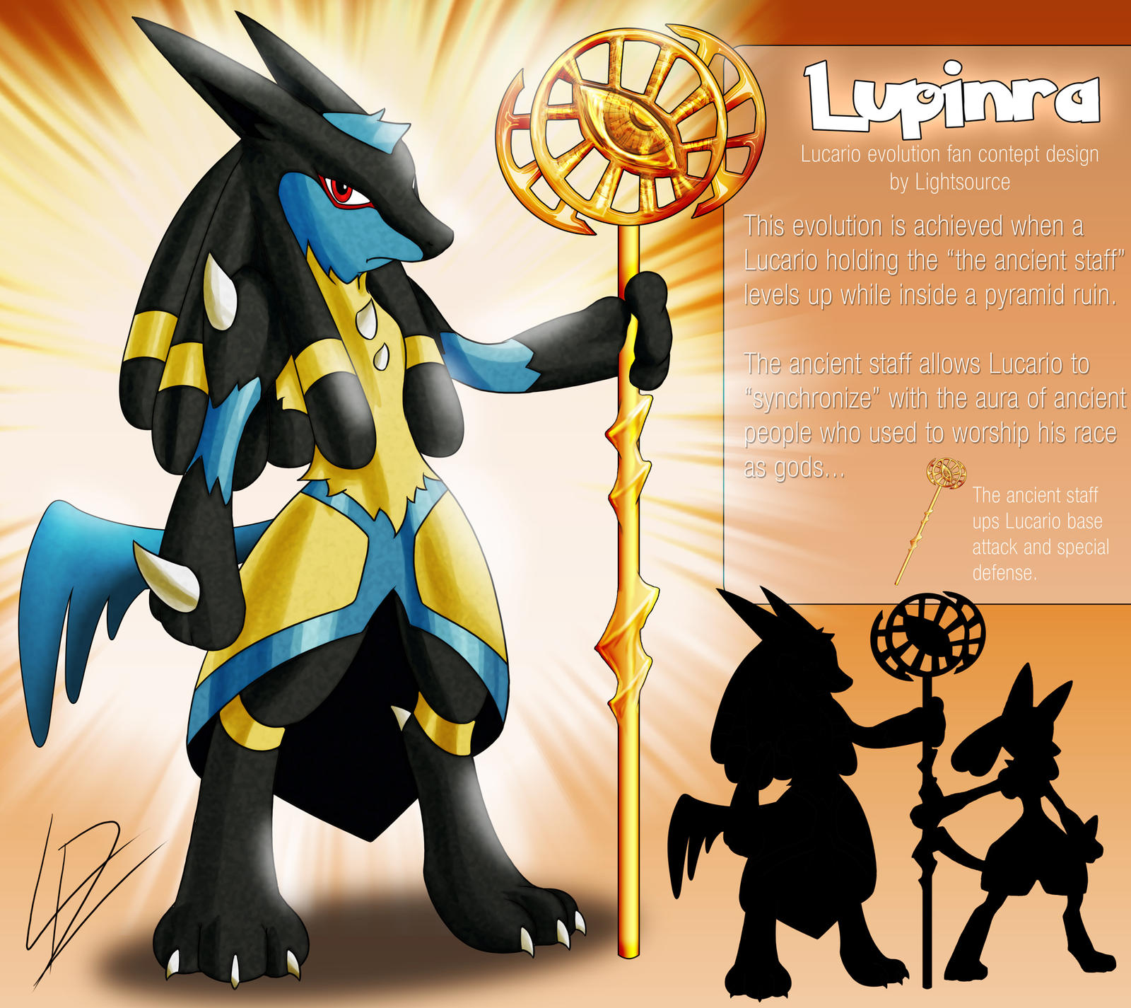 Lupinra- Lucario fan evolution concept by xXLightsourceXx ...