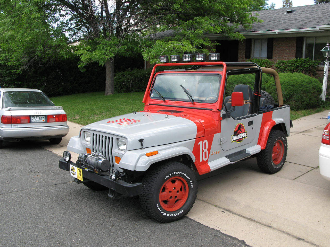 jurassic park jeep wrangler Ebay find of the day: jeep wrangler jurassic park edition
