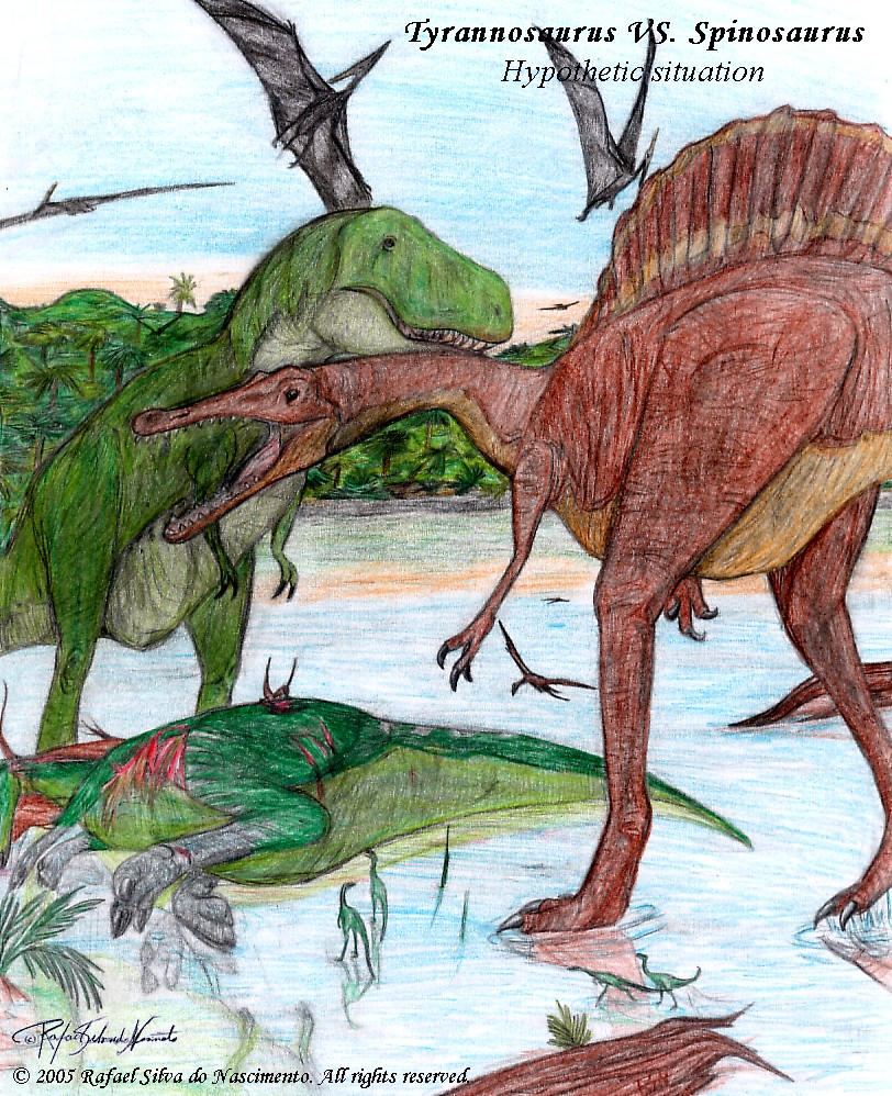 Tyrannosaurus VS Spinosaurus by RSNascimento on DeviantArt