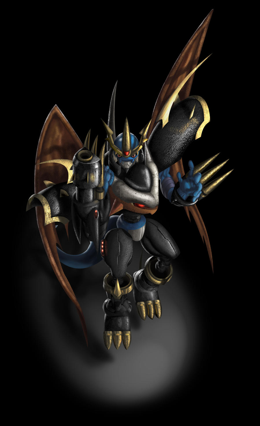 Imperialdramon: Fighter Mode by Mearns on DeviantArt