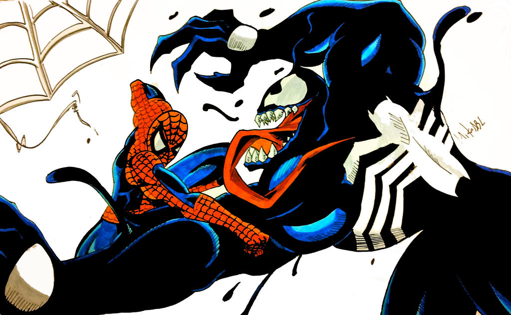 Spiderman Vs Venom 2 by MikeES on DeviantArt