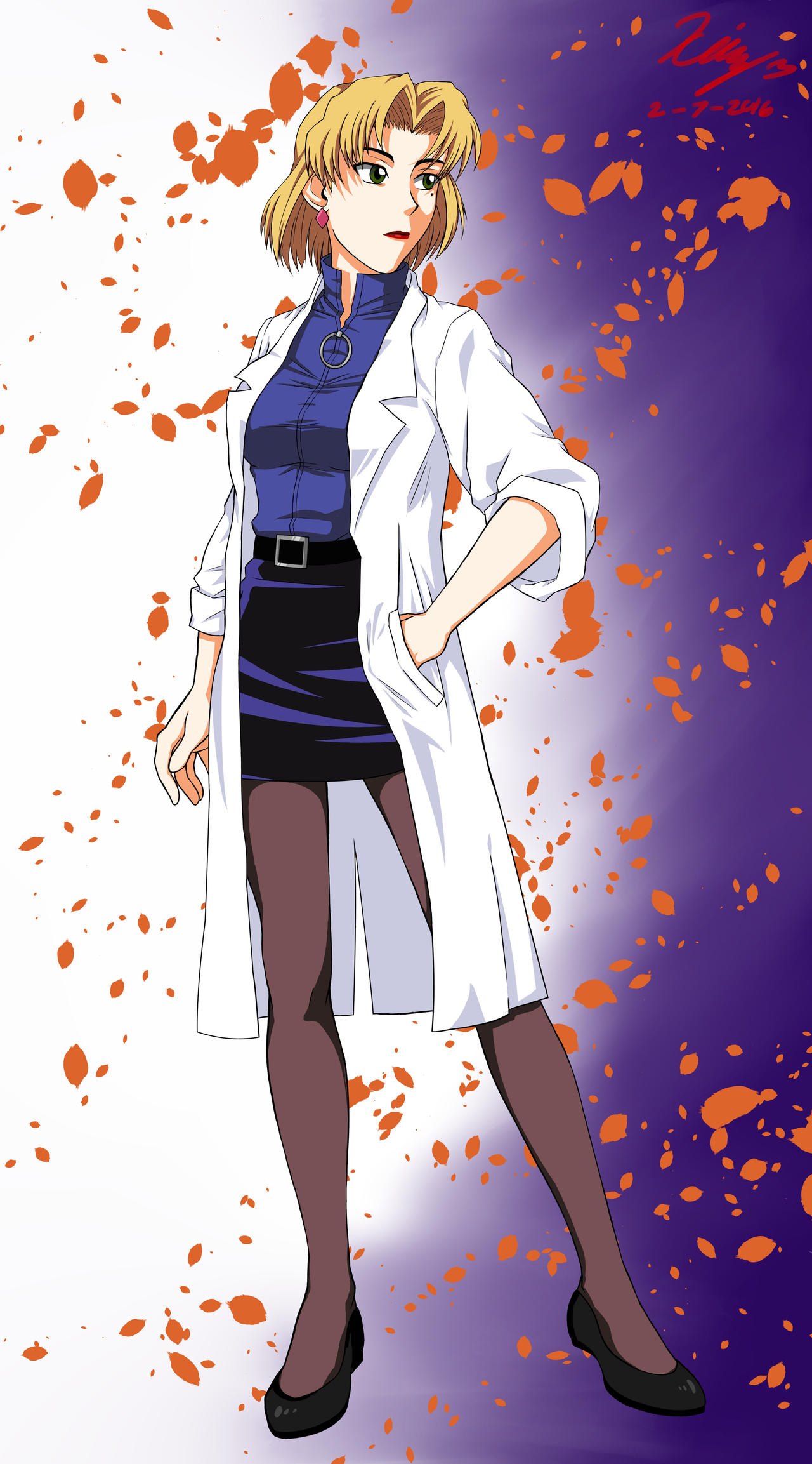 Neon Genesis Evangelion (Ritsuko Akagi) | Character design 