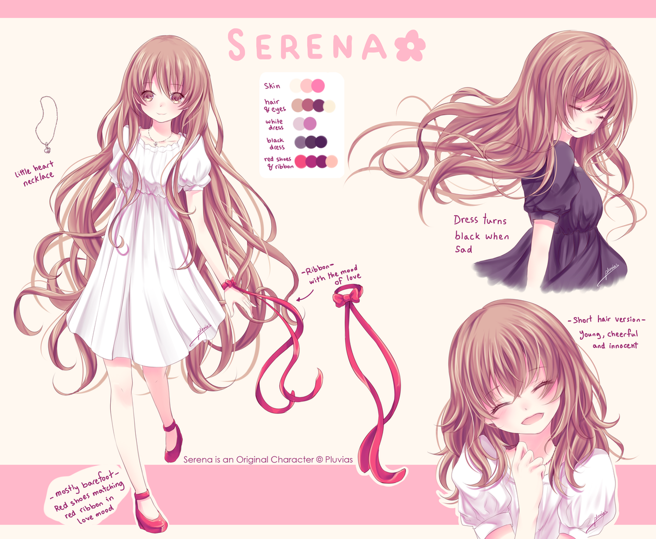 Serena Reference Sheet by Pluvias on DeviantArt