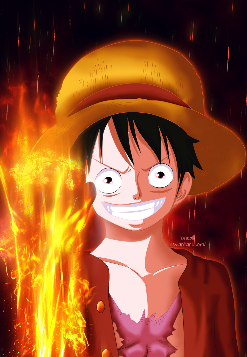 One Piece 699 : Red Hawk [Cover] [UPDATE ] by OneBill on DeviantArt
